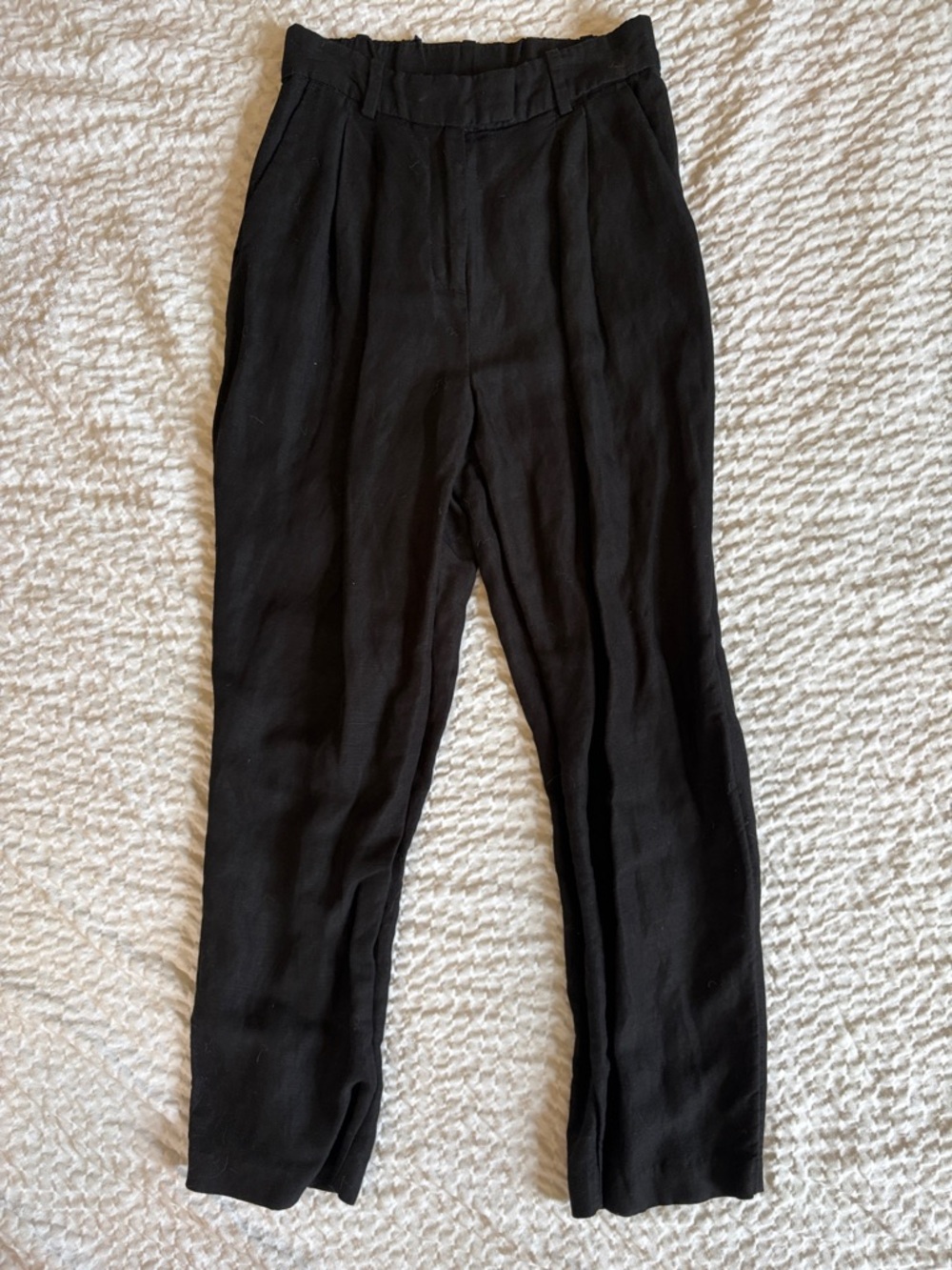 H&M Black Tailored High-Waist Women’s Pants